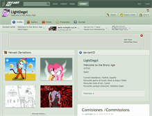 Tablet Screenshot of lightdegel.deviantart.com