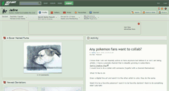 Desktop Screenshot of jadine.deviantart.com