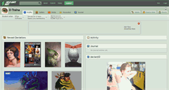 Desktop Screenshot of d-traina.deviantart.com