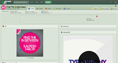 Desktop Screenshot of find-the-in-between.deviantart.com