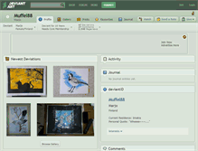 Tablet Screenshot of muffel88.deviantart.com