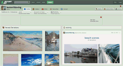 Desktop Screenshot of laurawhitewing.deviantart.com