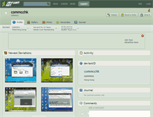 Tablet Screenshot of commcchk.deviantart.com