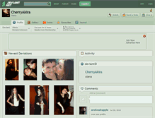 Tablet Screenshot of cherryakira.deviantart.com