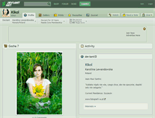 Tablet Screenshot of kikol.deviantart.com