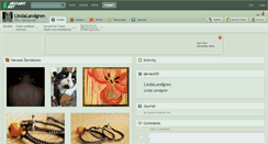Desktop Screenshot of lindalandgren.deviantart.com