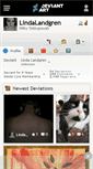 Mobile Screenshot of lindalandgren.deviantart.com