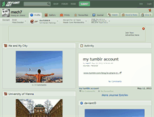 Tablet Screenshot of mech7.deviantart.com