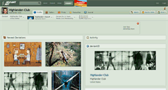 Desktop Screenshot of highlander-club.deviantart.com