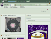 Tablet Screenshot of death-au.deviantart.com