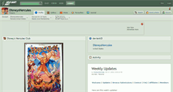 Desktop Screenshot of disneyshercules.deviantart.com