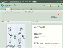 Tablet Screenshot of georgegamewatch.deviantart.com