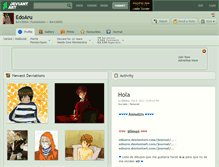 Tablet Screenshot of edoaru.deviantart.com