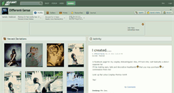 Desktop Screenshot of different-sense.deviantart.com