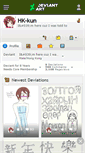 Mobile Screenshot of hk-kun.deviantart.com