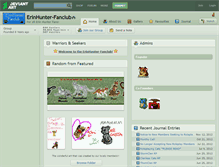 Tablet Screenshot of erinhunter-fanclub.deviantart.com