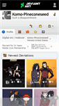 Mobile Screenshot of komo-pineconeseed.deviantart.com