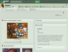 Tablet Screenshot of icaaaxo.deviantart.com