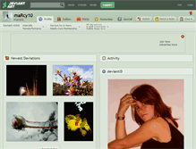 Tablet Screenshot of marcy10.deviantart.com