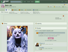 Tablet Screenshot of gore--jes.deviantart.com
