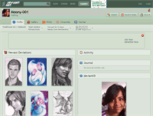Tablet Screenshot of moony-001.deviantart.com