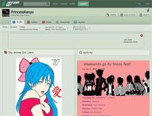 Tablet Screenshot of princesskanyo.deviantart.com