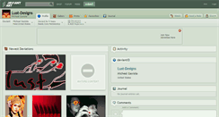 Desktop Screenshot of lust-designs.deviantart.com