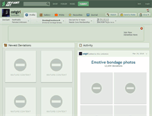 Tablet Screenshot of ostgirl.deviantart.com