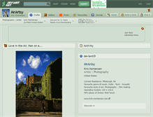 Tablet Screenshot of mrartsy.deviantart.com