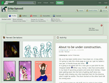 Tablet Screenshot of erika-sunwell.deviantart.com