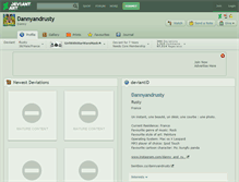 Tablet Screenshot of dannyandrusty.deviantart.com