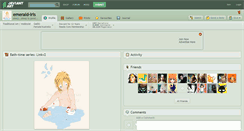 Desktop Screenshot of emerald-iris.deviantart.com