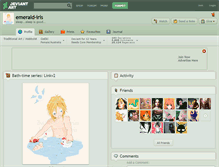 Tablet Screenshot of emerald-iris.deviantart.com