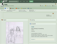 Tablet Screenshot of clazk.deviantart.com
