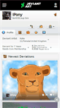 Mobile Screenshot of ipony.deviantart.com