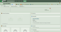 Desktop Screenshot of musclegoddess.deviantart.com