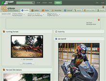 Tablet Screenshot of crisvsv.deviantart.com