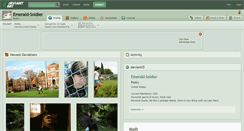 Desktop Screenshot of emerald-soldier.deviantart.com