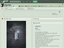 Tablet Screenshot of naterifari.deviantart.com