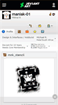 Mobile Screenshot of maniak-01.deviantart.com