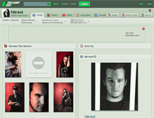Tablet Screenshot of f4tr4xx.deviantart.com