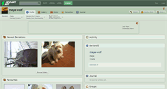 Desktop Screenshot of maya-wolf.deviantart.com