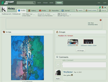 Tablet Screenshot of nixiey.deviantart.com