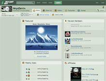 Tablet Screenshot of nnyxdevi.deviantart.com