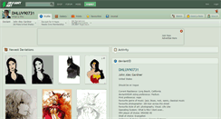 Desktop Screenshot of dhluv90731.deviantart.com