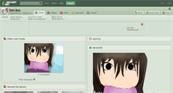Desktop Screenshot of dah-boo.deviantart.com