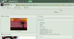 Desktop Screenshot of non-exist.deviantart.com