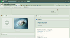 Desktop Screenshot of mistresssteviesweet.deviantart.com