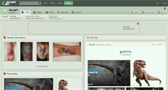 Desktop Screenshot of larvart.deviantart.com