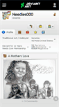 Mobile Screenshot of needles000.deviantart.com